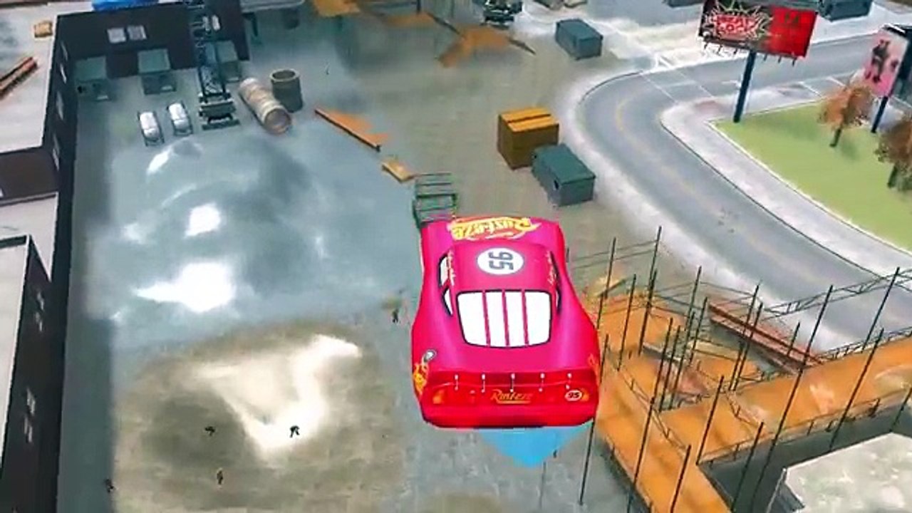 Spider Man Elsa The Snow Queen Nursery Rhymes and Disney Lightning McQueen Cars