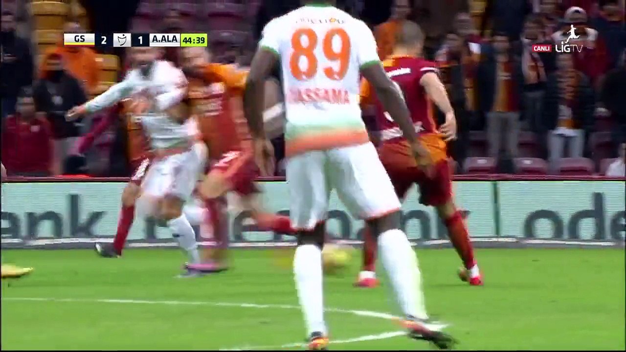 2-1 Lamine Gassama OwnGoal Turkey  Süper Lig - 25.12.2016 Galatasaray SK 2-1 Alanyaspor