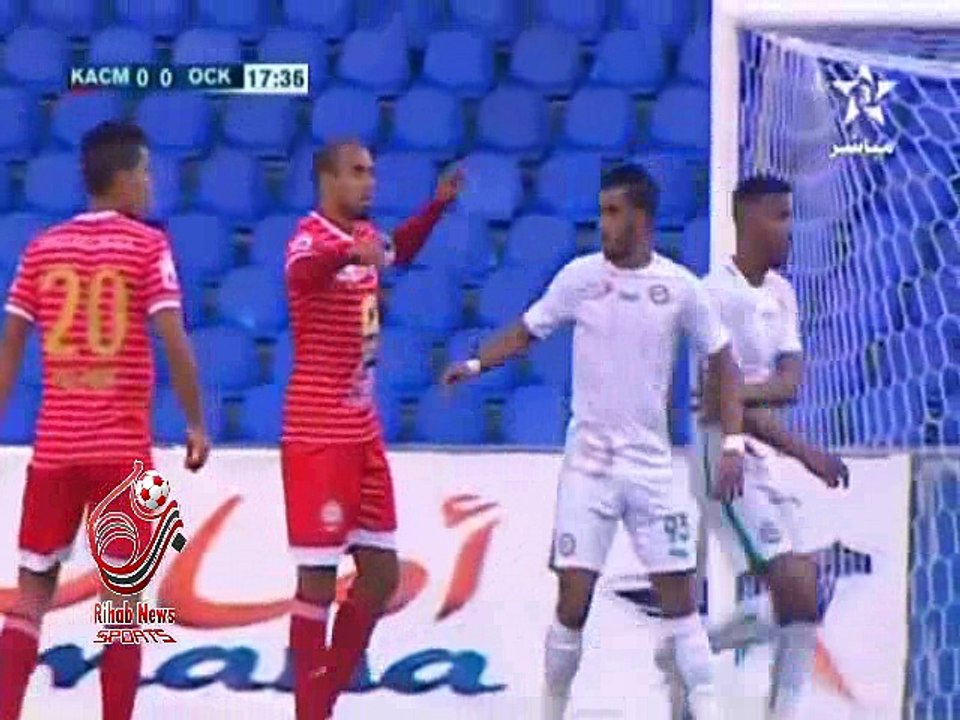 اهداف مباراة ( الكوكب المراكشي 1-2 أولمبيك خريبكة ) الدوري المغربي