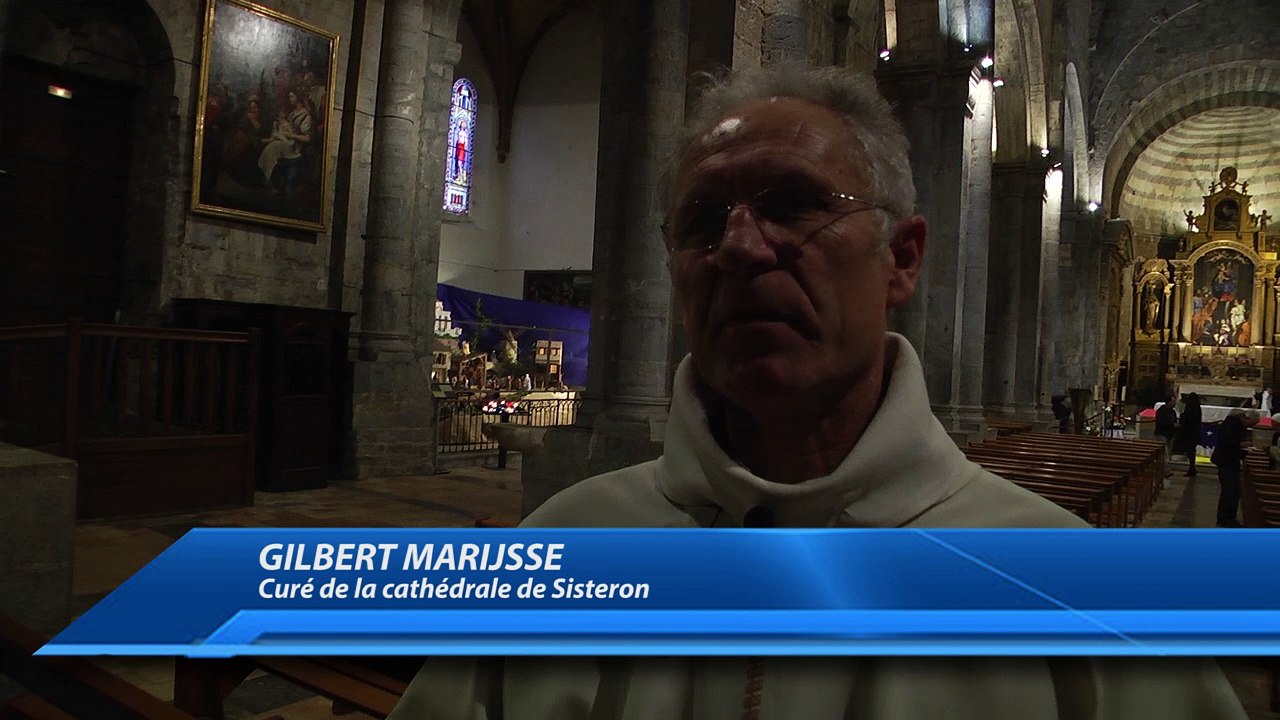 Alpes de Haute-Provence : Messe de Noël en la cathédrale de Sisteron