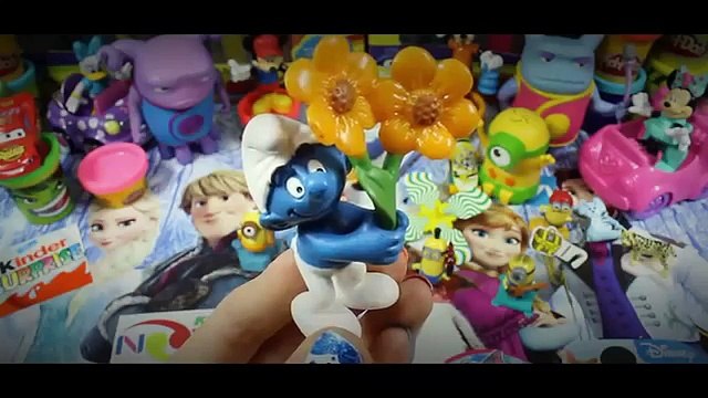 PLAY DOH ! Surprise Eggs Frozen elsa shopkins & Minions kinder surprise eggs