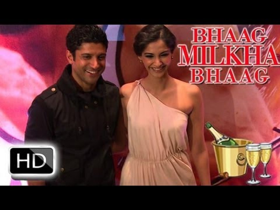 Farhan Akhtar, Sonam Kapoor And Rakeysh Omprakash Mehra At 'Bhaag Milkha Bhaag' Success Party