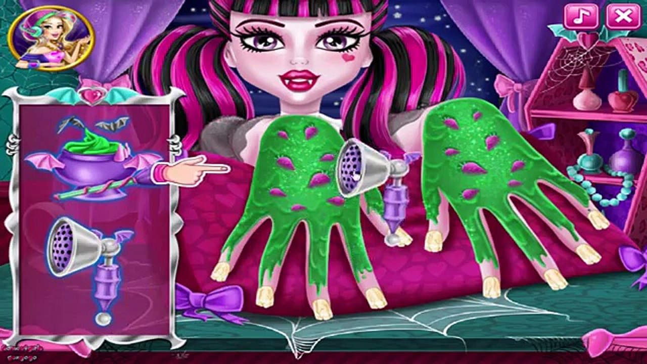 Monster Nails Spa - Monster High Nail Spa Game for Girls