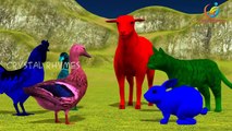 Learn colors Dinosaurs colors lesson for Nursery Children Learning colors with Vehicles