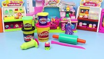 Shopkins Made by Peppa Pig and Magic Clip Doll Frozen Elsa Using Play Doh by ToysReviewToys