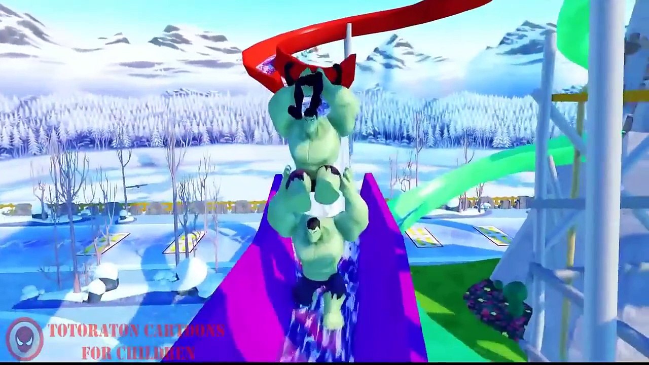 HULK  GREY HULK #Black Spiderman Fun Disney Cars #Tow Mater  Nursery Rhymes Song for Kids