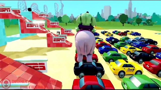 HULK CARS SMASH PARTY COMPILATION #Disney CARS Monster Truck Finger Family Song for Kids