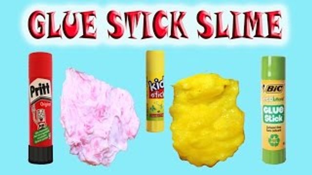 DIY Glue Stick Slime , How to Make Slime with a Glue Stick