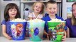 HUGE Popcorn Surprise Bucket Toys Finding Dory Frozen Elsa TMNT Ninja Turtles Kinder Playtime