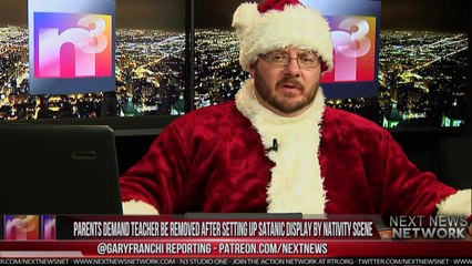 PARENTS DEMAND TEACHER BE REMOVED AFTER SETTING UP SATANIC DISPLAY BY NATIVITY SCENE.