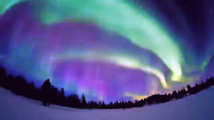 Northern lights in Finland