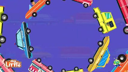 Learning Street Vehicles Names | Cars & Trucks | Police Car | My Little TV