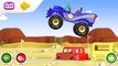 Jeep, Robot, Fire Truck, Learn Vechicles and Machines for Toddlers
