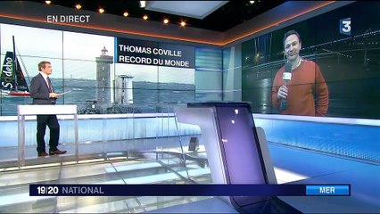 Tour du monde à la voile : le record de Thomas Coville en solitaire