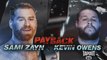 WWE Payback 2016: Kevin Owens vs Sami Zayn