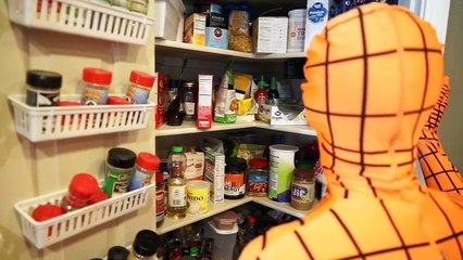 Poison Ivy Vs Orange Spiderman In Real Life SuperHero Movie!