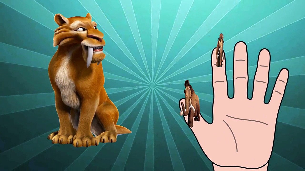 Ice age Cartoon Finger Family NURSERY RHYME - Nursery Rhymes Song Collection