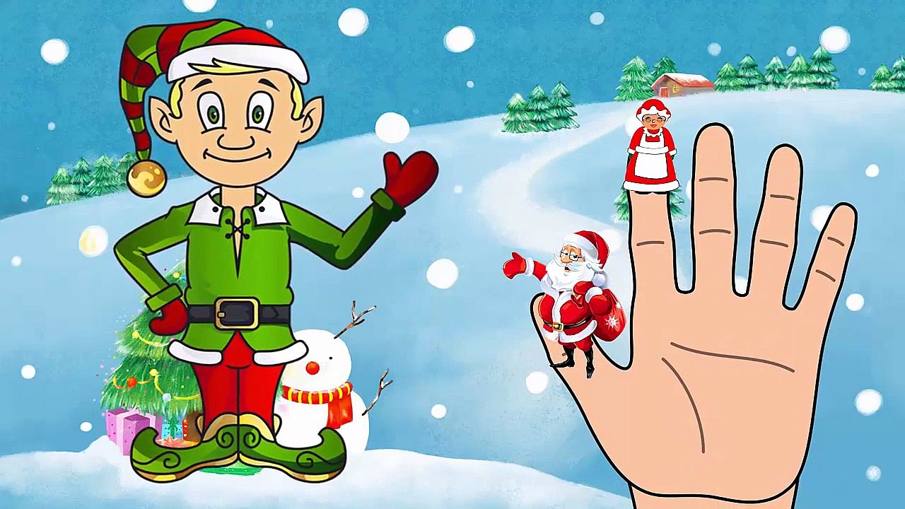 Christmas Finger Family Song | Holidays Finger Family Nursery Rhyme for kids