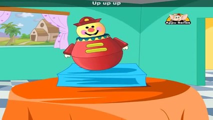 Roly Poly with Lyrics - Nursery Rhyme
