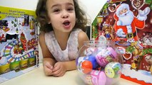 Kinder Surprise and Play Doh Advent Calendar Day 12, Disney Frozen surprise eggs