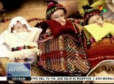 Mantiene viva el pueblo boliviano su tradición de vestir al Niño Jesús