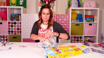 Giant SARAN WRAP Christmas Ball _ Surprise Toy Holiday Family Fun Game