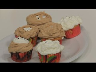 كب كيك محشي كريمة | نجلاء الشرشابي