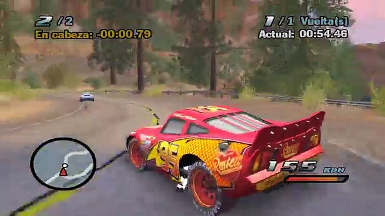 Cars Rayo Mcqueen y Sally apuesta de Amor Disney Cars Pixar Studios juego de la pelicula Cars 2006