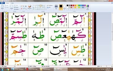 Lesson 3 Huroof Muqatta'at, Learn Quran Reading with Tajweed
