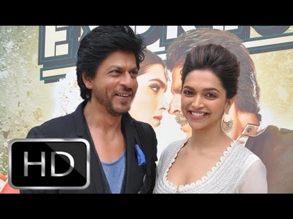 Shah Rukh Khan And Deepika Padukone At 'Chennai Express' Trailer Launch