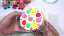 Play Doh How to make Watermelon Cream Cake Peppa Pig Espanol Watching Learnign to Create Ice Cream