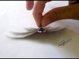 how to drow-3D تعلم رسم خيال ثلاتي الابعاد بطريقة سهلة جداا