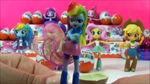 New MLP My Little Pony Equestria Girls Minis Kinder Surprise eggs! Huevos Sorpresa, Niespodzianka