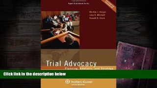 Buy Marilyn J. Berger Trial Advocacy: Planning Analysis   Strategy, Third Edition (Aspen