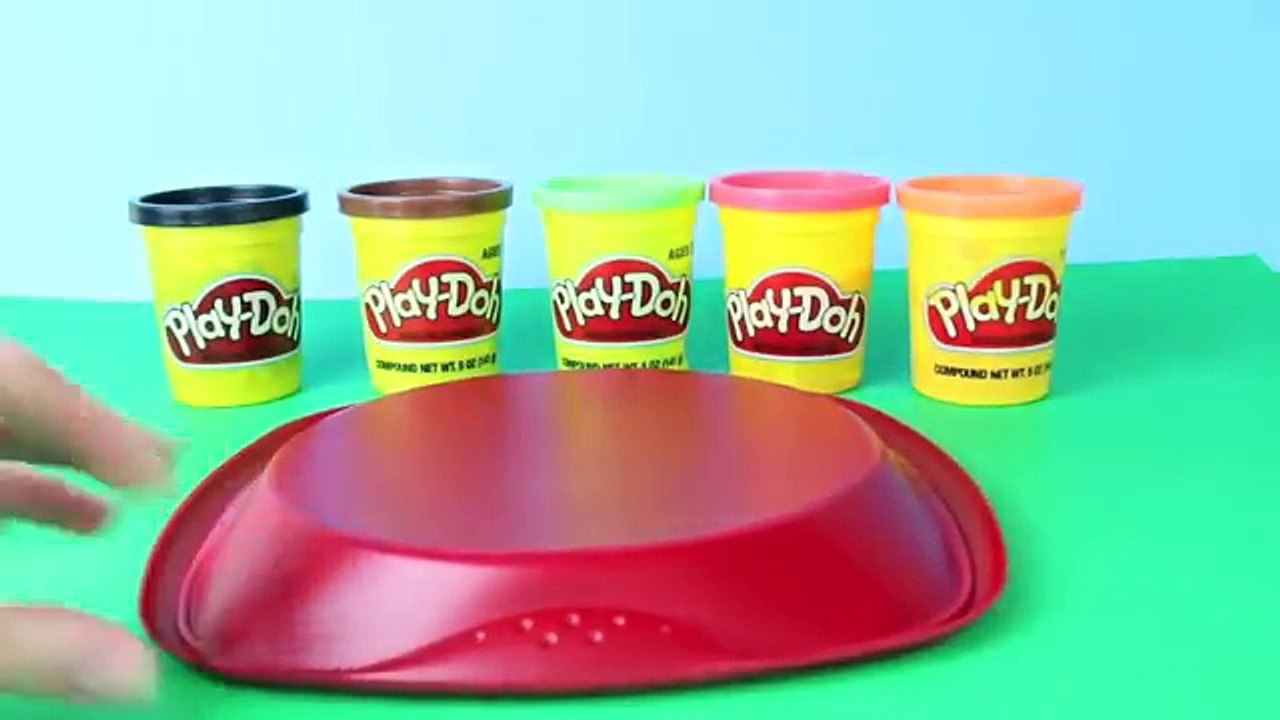 Play Doh Volcano Island, Ocean, Beach Volcano Eruption Lava PlayDough Scenery Mountain DisneyCarToys