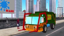 Spiderman Car Wash And Ambulance | Monster Truck Excavator Wash Compilation Video For Children