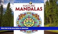 FAVORIT BOOK Creative Haven Nature Mandalas Coloring Book (Creative Haven Coloring Books)  (Adult