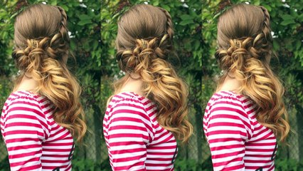 Side Swept Curls Hairstyle | Braidsandstyles12