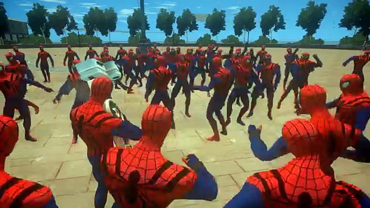 Spiderman dansent, Flash McQueen & Dinoco Disney Cars 2 | Dessin animé pour enfant