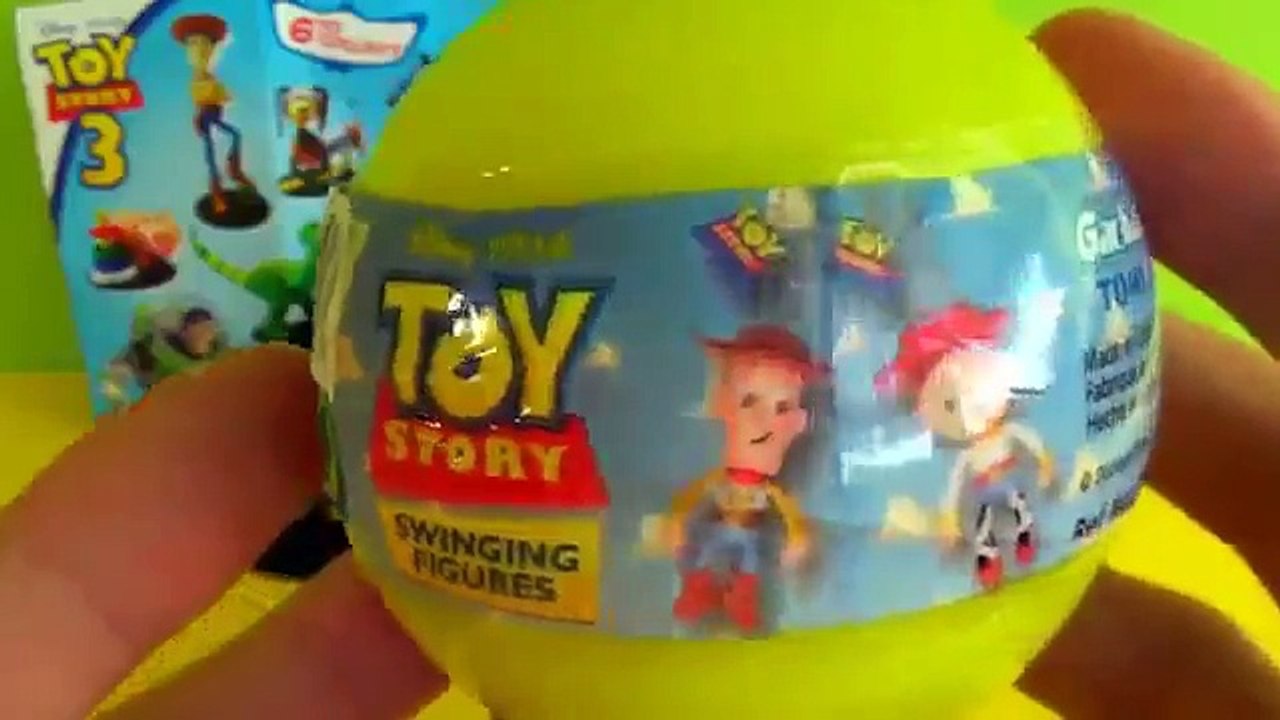 3 surprise eggs unboxing TOY Story Toy Story 3 TOY STORY eggs surprise