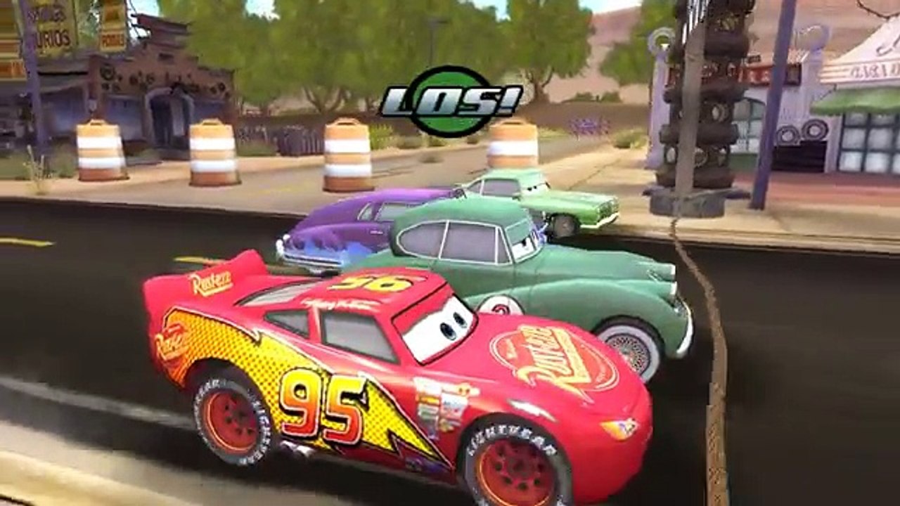 CARS DEUTSCH GANZE FOLGE GAME Lightning Mcqueen Kühler Kuppen Strecke Disney German TV Spiel Film