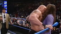 Wwe 2016 Brock Lesnar KISS Stephanie Mcmahon Emocional Match Look the Eyes of Stephanie McMahon