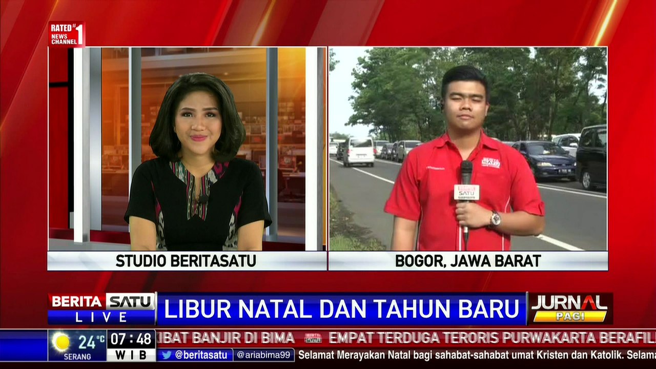 Simpang Gadog Arah Puncak Macet Panjang