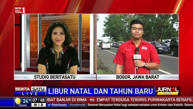 Simpang Gadog Arah Puncak Macet Panjang