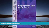 Online  Blackstone s Statutes on Employment Law 2014-2015 (Blackstone s Statute Series) Audiobook
