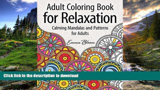 FAVORIT BOOK Adult Coloring Book for Relaxation: Calming Mandalas and Patterns for Adults (Adult