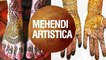 Indian Henna Mehendi Tattoo On Legs-Mehndi Artistica Easy Mehndi Designs