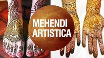 Indian Henna Mehendi Tattoo On Legs-Mehndi Artistica Easy Mehndi Designs
