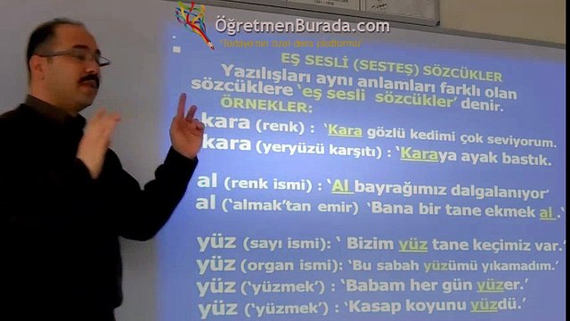 İŞARET DİLİ İŞİTME ENGELLİ ÖĞRENCİLERLE TÜRKÇE DERSİ (EŞ SESLİ SÖZCÜKLER)- DOĞAN DAĞAÇIKAN | ogretmenburada.com