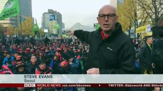 BBC World News - South Korea protests